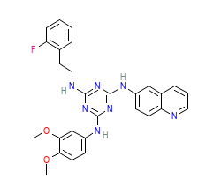 2D structure of the orthosteric ligand