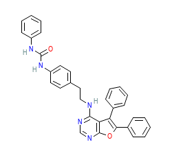 2D structure of the orthosteric ligand