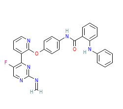 2D structure of the orthosteric ligand