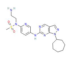 2D structure of the orthosteric ligand