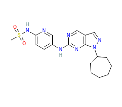 2D structure of the orthosteric ligand