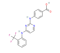 2D structure of the orthosteric ligand