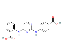 2D structure of the orthosteric ligand