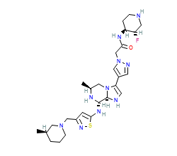 2D structure of the orthosteric ligand