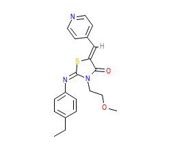 2D structure of the orthosteric ligand