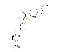 2D structure of the orthosteric ligand