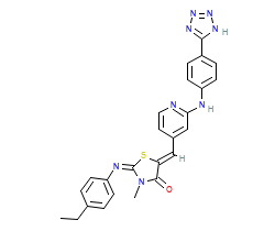 2D structure of the orthosteric ligand