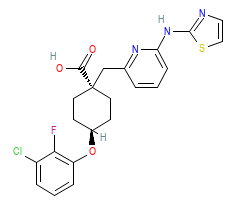 2D structure of the orthosteric ligand