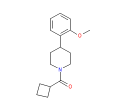 2D structure of the allostericligand