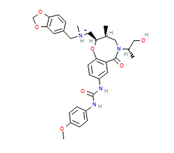 2D structure of the orthosteric ligand