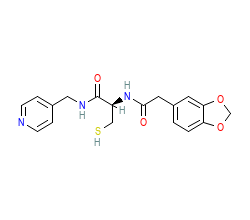 2D structure of the allostericligand