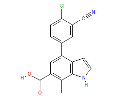 2D structure of the allostericligand