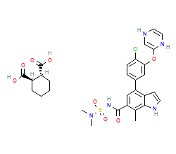 2D structure of the allostericligand
