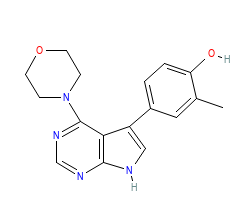 2D structure of the orthosteric ligand