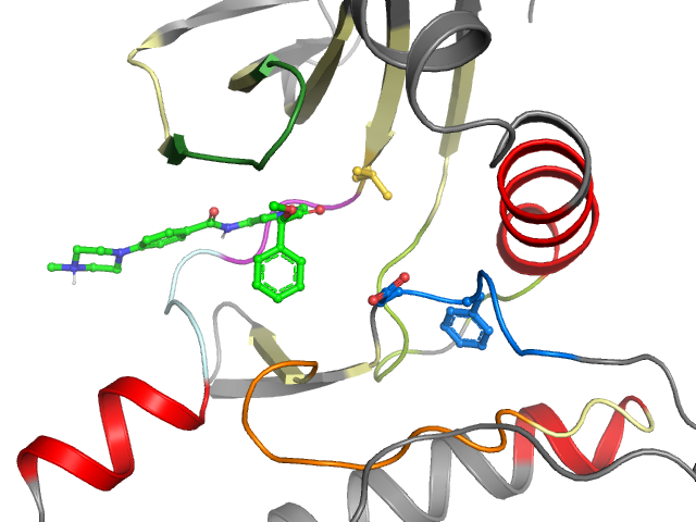The orthosteric binding pocket