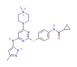 2D structure of the orthosteric ligand