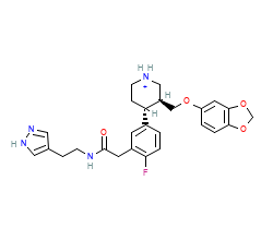 2D structure of the orthosteric ligand