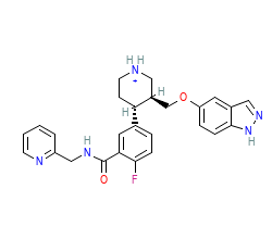 2D structure of the orthosteric ligand