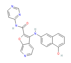 2D structure of the orthosteric ligand