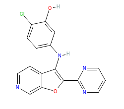 2D structure of the orthosteric ligand