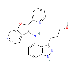 2D structure of the orthosteric ligand