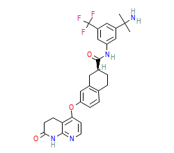 2D structure of the orthosteric ligand
