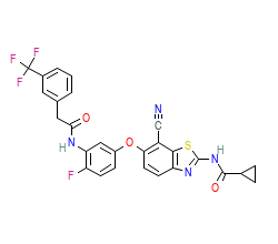 2D structure of the orthosteric ligand