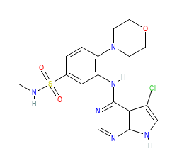 2D structure of the orthosteric ligand