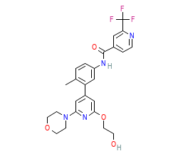 2D structure of the orthosteric ligand