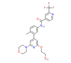 2D structure of the orthosteric ligand