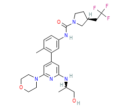 2D structure of the orthosteric ligand