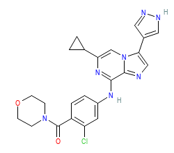 2D structure of the orthosteric ligand