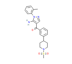 2D structure of the orthosteric ligand