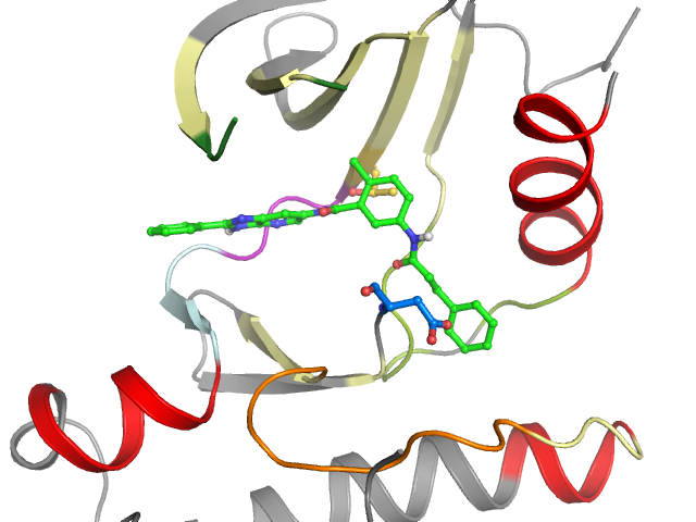 The orthosteric binding pocket