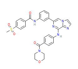 2D structure of the orthosteric ligand