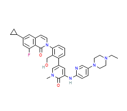 2D structure of the orthosteric ligand