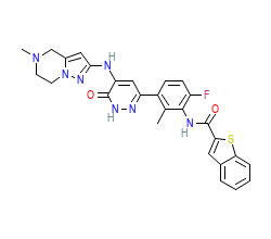 2D structure of the orthosteric ligand