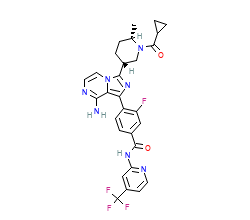 2D structure of the orthosteric ligand