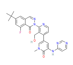 2D structure of the orthosteric ligand