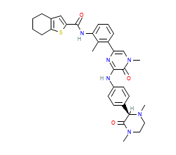2D structure of the orthosteric ligand