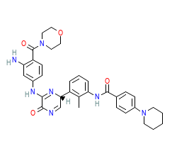 2D structure of the orthosteric ligand