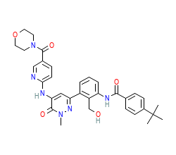 2D structure of the orthosteric ligand