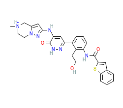 2D structure of the orthosteric ligand