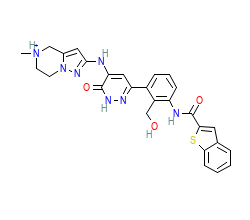 2D structure of the orthosteric ligand