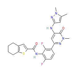 2D structure of the orthosteric ligand