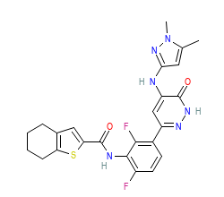 2D structure of the orthosteric ligand