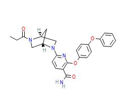 2D structure of the orthosteric ligand