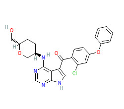 2D structure of the orthosteric ligand