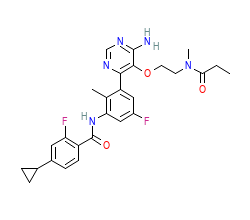 2D structure of the orthosteric ligand
