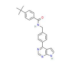 2D structure of the orthosteric ligand